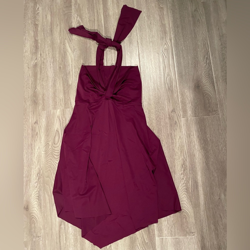 Venus swimwear spandex quick dry purple dress
